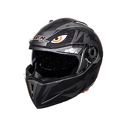 CASCO ABATIBLE IR105 DOT OJO NEGRO/GRIS XL