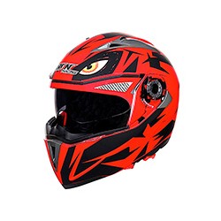 CASCO ABATIBLE IR105 DOT OJO ROJO L