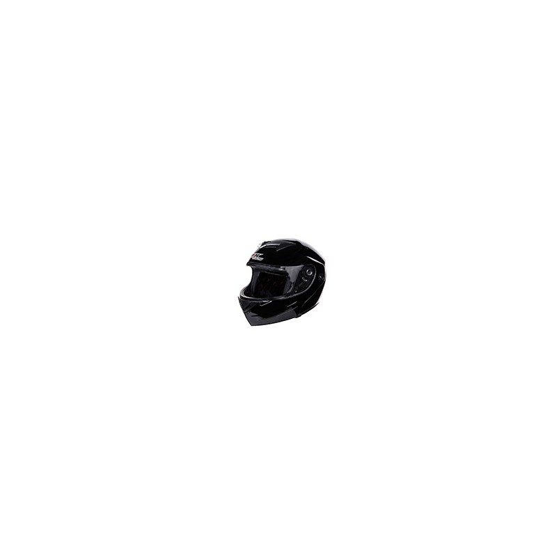 CASCO ABATIBLE IRON RACING DOT NEGRO BRILLO M