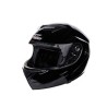 CASCO ABATIBLE IRON RACING DOT NEGRO BRILLO M