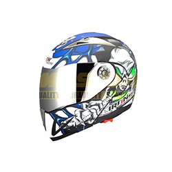 CASCO ABATIBLE IRON RACING IR-105 DOBLE MICA DOT N