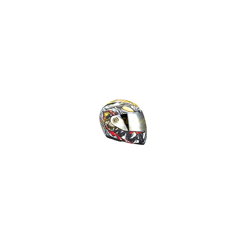 CASCO ABATIBLE IRON RACING IR-105 DOBLE MICA DOT V