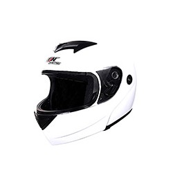 CASCO ABATIBLE IRON RACING IR108 DOT BLANCO L