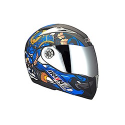 CASCO ABATIBLE RACING DOBLE MICA AZUL (XL)
