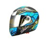 CASCO ABATIBLE RACING DOBLE MICA AZUL (XXL)