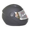 CASCO ABATIBLE RACING DOBLE MICA NEGRO MATE (M)
