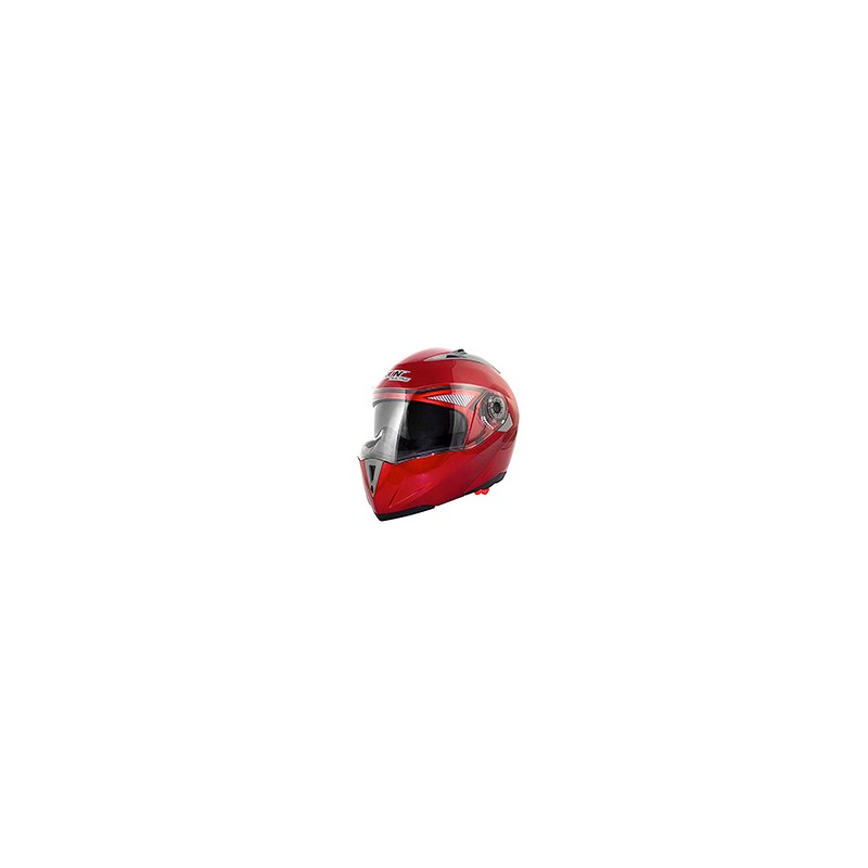 CASCO ABATIBLE RACING DOBLE MICA ROJO (XL)