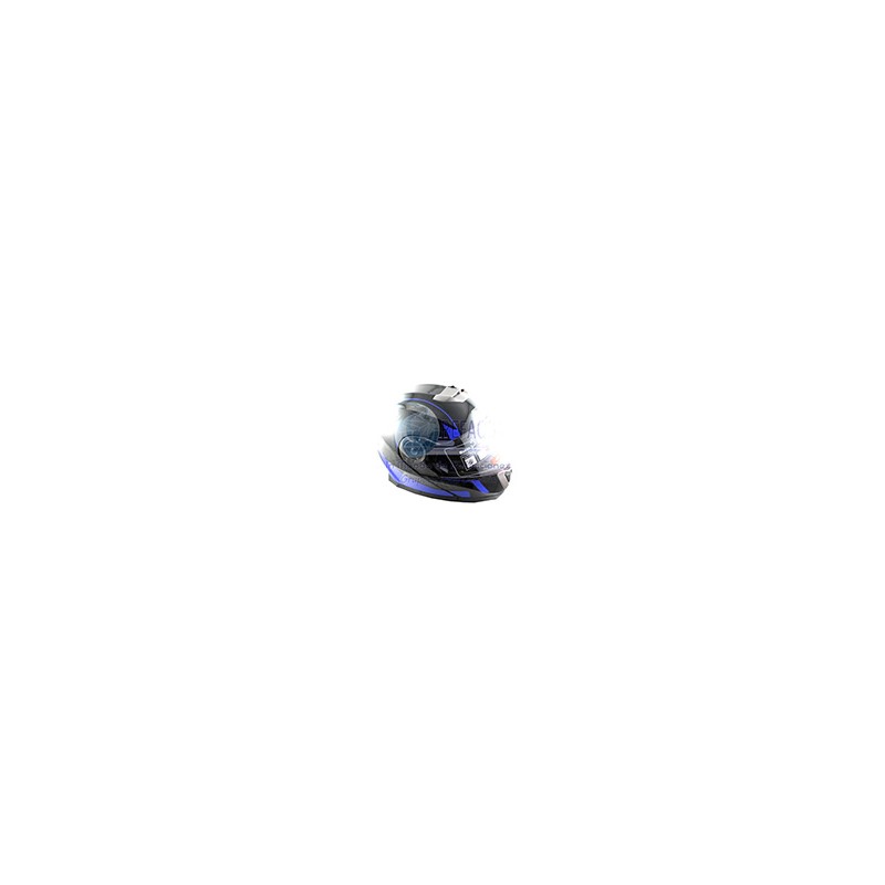 CASCO ABATIBLE THE FAST AZUL L