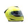 CASCO CERRADO DOBLE MICA AMARILLO (M)