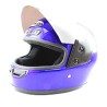 CASCO CERRADO GRAFICO AZUL M-L