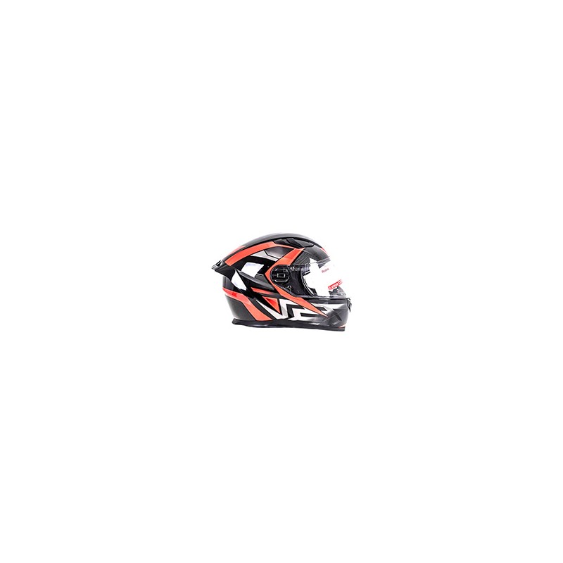 CASCO CERRADO GRAFICO BLANCO M-L