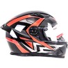 CASCO CERRADO GRAFICO BLANCO M-L