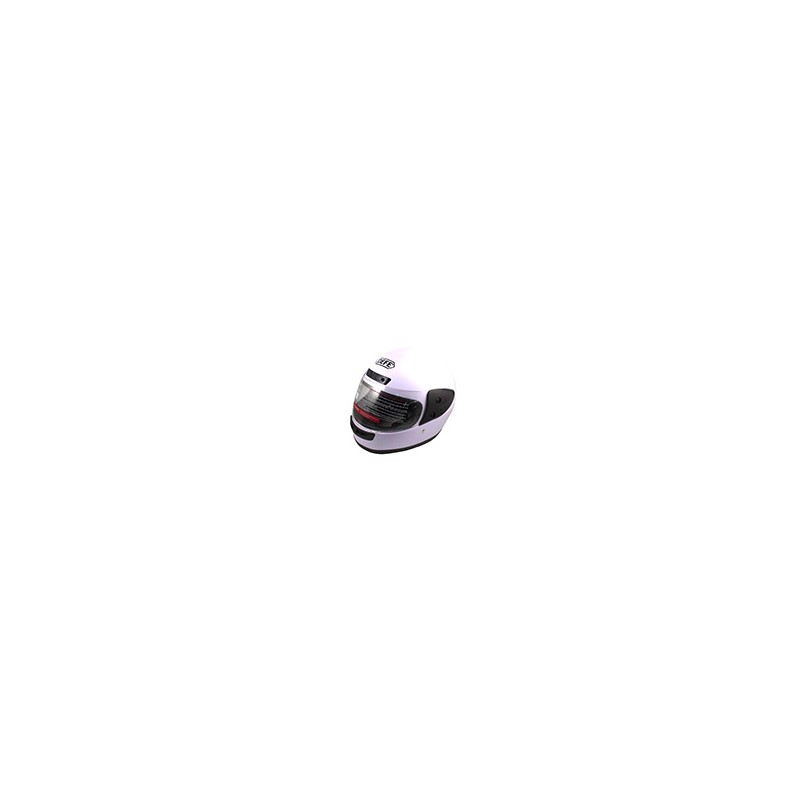 CASCO CERRADO LISO MICA POLARIZADA BLANCO M-L