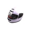CASCO CERRADO LISO MICA POLARIZADA BLANCO M-L