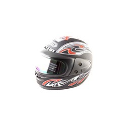 CASCO CERRADO NEGRO MATE DOBLE MICA M-L