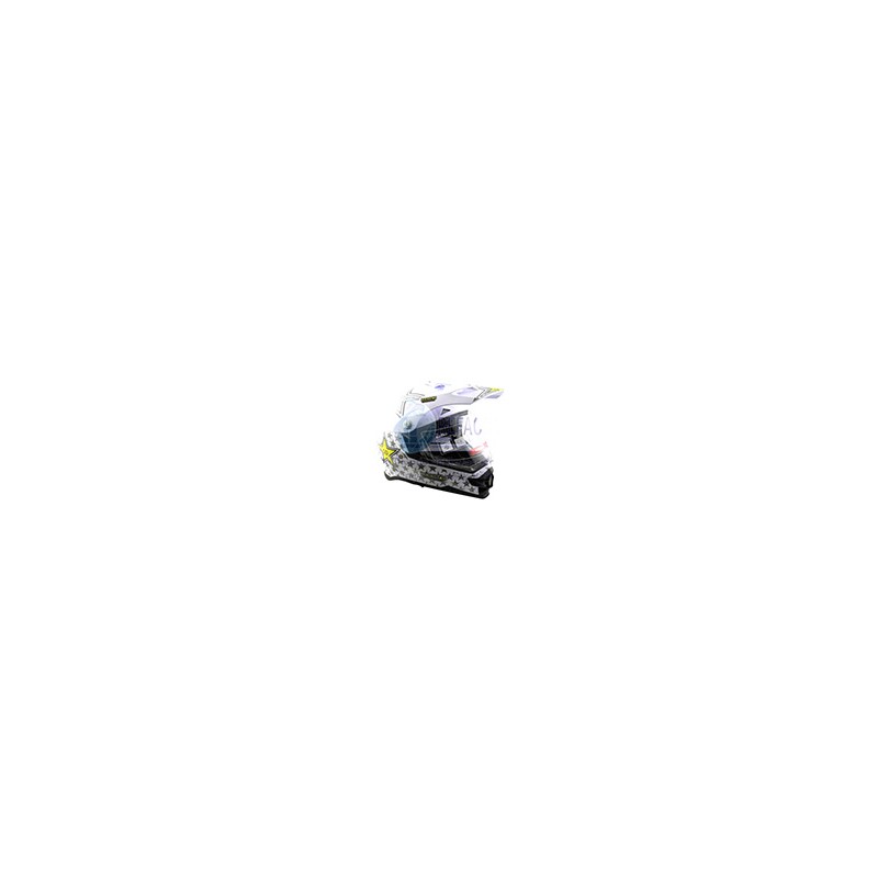 CASCO CROSS IR-819 DOR ESTRELLA XL NGO/BCO
