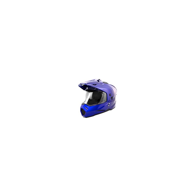 CASCO CROSS IRON RACING IR-90 AZUL (M)