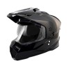 CASCO CROSS IRON RACING IR-91 NEGRO BRILLO (L)