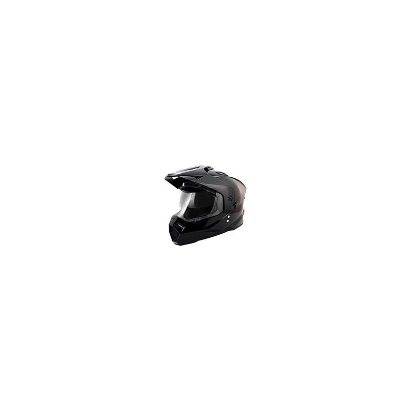 CASCO CROSS IRON RACING IR-91 NEGRO BRILLO (S)