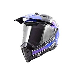 CASCO CROSS IRON RACING K13 AZUL (S)