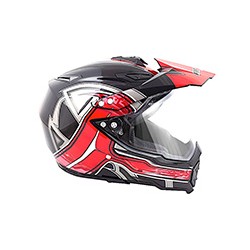 CASCO CROSS IRON RACING K13 ROJO (L)