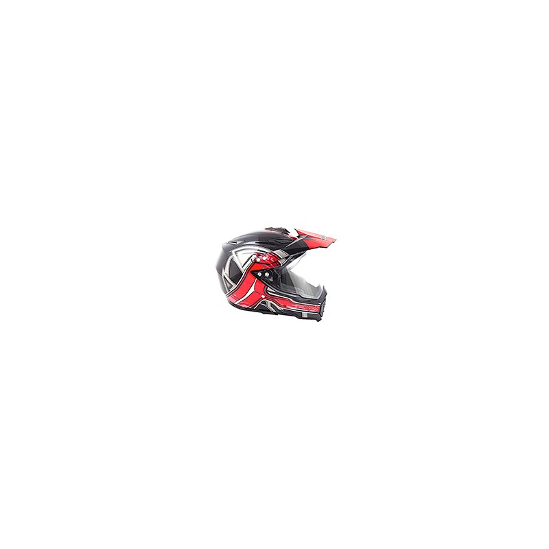 CASCO CROSS IRON RACING K13 ROJO (L)