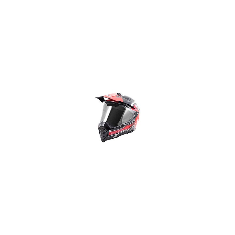 CASCO CROSS IRON RACING K13 ROJO (XL)