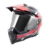 CASCO CROSS IRON RACING K13 ROJO (XL)