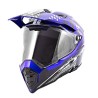 CASCO CROSS IRON RACING K22 AZUL (XL)