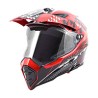 CASCO CROSS IRON RACING K22 ROJO (L)