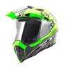 CASCO CROSS IRON RACING K22 VERDE (L)