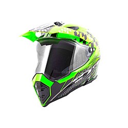 CASCO CROSS IRON RACING K22 VERDE (XL)