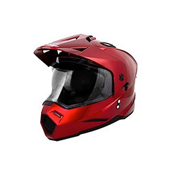 CASCO CROSS ROJO (L)