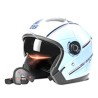 CASCO MEDIO AZUL M-L C/MICA