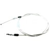 CHICOTE VELOCIDADES C/FORRO TVS 205 BLANCO