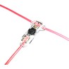 CONECTOR P/CABLE EMPALME CAL 20-16 TRANSP/ROJO