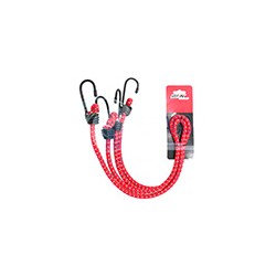CORDON BUNGEE REFLEJANTE 1.00M*10MM 2PZAS ROJO