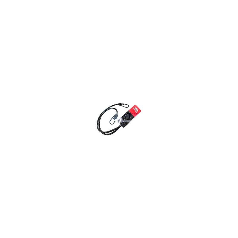 CORDON BUNGEE REFLEJANTE 1.50M*10MM NEGRO