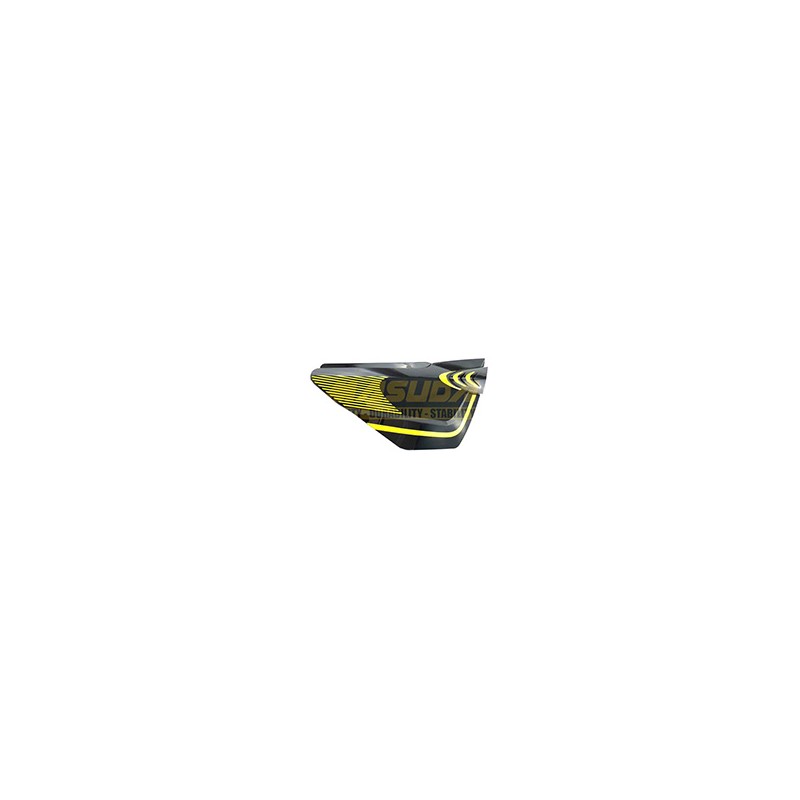 CUBIERTA LATERAL DERECHA NEGRO/AMARILLO FT150S