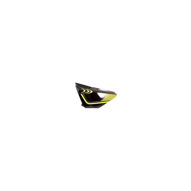 CUBIERTA LATERAL IZQUIERDA NEGRO/AMARILLO FT150S