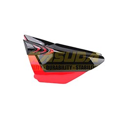 CUBIERTA LATERAL IZQUIERDA NEGRO/ROJO FT150S