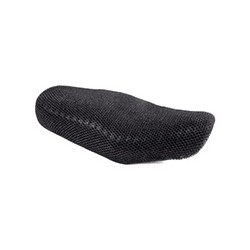 CUBRE ASIENTO TERMICO P/MOTO 90X51 L NEGRO&PLATA