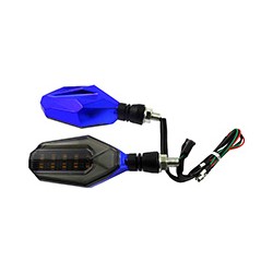 DIRECCIONAL AZUL LED AMARILLO/BLANCO 12V