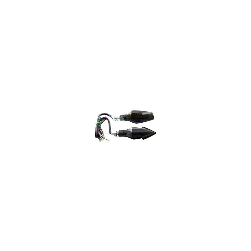 DIRECCIONAL BI 14LED 4 CABLES AMARILLO/VERDE JGO