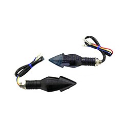 DIRECCIONAL BI 14LED 4CABLES AMARILLO/AZUL JGO