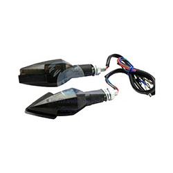 DIRECCIONAL BI COLOR 14LED 4CABLE AMARILL/AZUL JGO