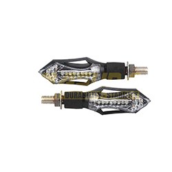 DIRECCIONAL BI COLOR 14LED 4CABLES AMARI/ROJO JGO