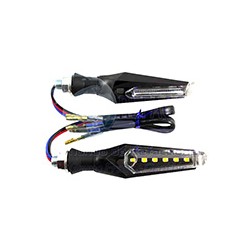 DIRECCIONAL BI-COLOR 12V 3 CABLES AZUL-AMARILLA