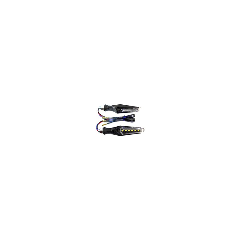 DIRECCIONAL BI-COLOR 12V 3 CABLES AZUL-AMARILLA