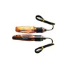 DIRECCIONAL DORADO 12V 9LED LUZ AMARILLA JGO